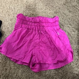 free people shorts pink